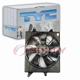 Fo3115150 Tyc 620950 Dual Radiator And Condenser Fan Assembly For Fa70258 F4sz Mw