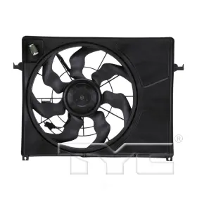 621720 Tyc Dual Radiator And Condenser Fan Assy. Fits 06-10 Kia Optima Freeship