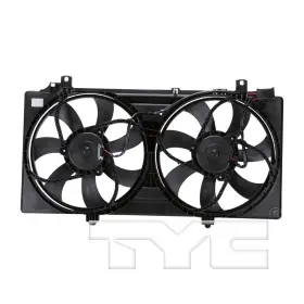 622350 Tyc Dual Radiator And Condenser Fan Assembly For 10 Chevrolet Camaro