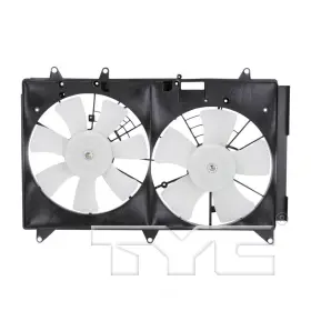 622510 Tyc Engine Cooling Fan-dual Radiator And Condenser Fan Assembly Fits 07-09 Cx-7