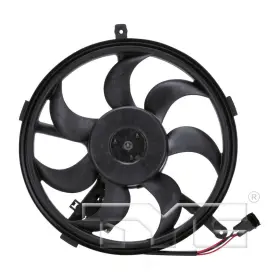 622560 Tyc Dual Radiator And Condenser Fan Assembly Fits 07-15 Mini Cooper