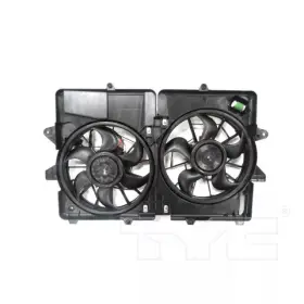 623240 Tyc Genuine Dual Radiator And Condenser Fan Assembly