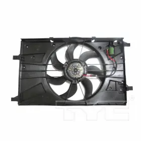 623270 Tyc Dual Radiator And Condenser Fan Fits 2014-2016 Chevrolet Cruze Limited Ty