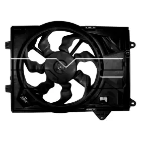 623410 Tyc For Chevy Sonic 2014-2015 Dual Radiator And Condenser Fan Assembly
