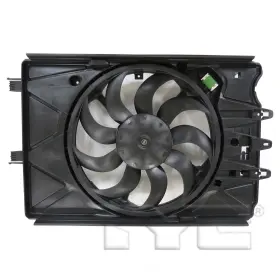 623560 Tyc Dual Radiator And Condenser Fan Assembly Fits 14-20 Fiat 500l #2