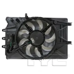 623560 Tyc Dual Radiator And Condenser Fan Assembly Fits 14-20 Fiat 500l #3