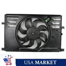 623740 Tyc Radiator Fan Assembly For Jeep Renegade 2015-2021 2.4l L4