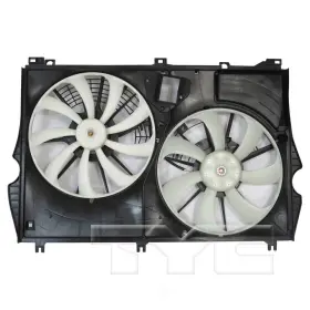 624190 Tyc Dual Radiator And Condenser Fan Assembly