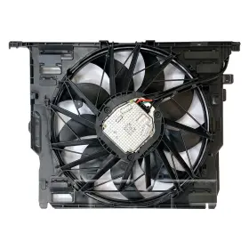 624260 Tyc For Bmw 650i Gran Coupe 13-18 Dual Radiator And Condenser Fan Assembly #2