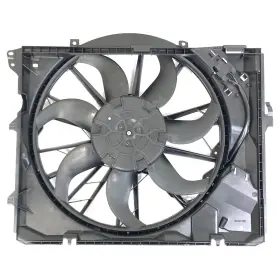 624390 Tyc Dual Radiator And Condenser Cooling Fan Assembly For 07-13 Bmw 3 Series Coupe/conv