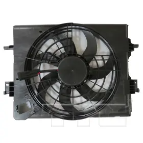624640 Tyc Dual Radiator And Condenser Cooling Fan Assembly New #2