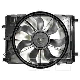 624930 Tyc Cooling Fan Assembly Radiator And Condenser For 15-20 Mercedes Benz Gla 250