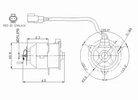 16363-74370 Tyc 630310 Condenser Cooling Fan Motor For 00-01 Toyota Camry L4 To3116107 16363-74370 Tyc 630310 Condenser Cooling Fan Motor For 00-01 Toyota Camry L4 To3116107