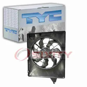 Sx-0192 Tyc Dual Radiator And Condenser Fan Assembly For 2014-2015 Kia Sorento Belts Ao