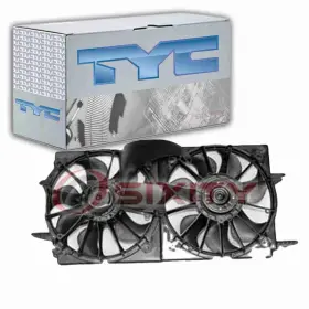 Sx-0866 Tyc Dual Radiator And Condenser Fan Assembly For 1997-2005 Chevrolet Malibu Pd