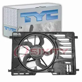 Sx-1293 Tyc Dual Radiator And Condenser Fan Assembly For 2013-2016 Ford Escape 1.6l Rc