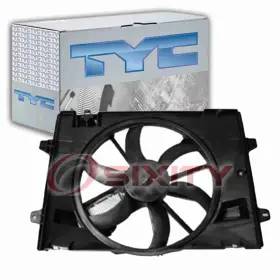 Sx-1532 Tyc Dual Radiator And Condenser Fan Assembly For 2006-2011 Lincoln Town Car Im