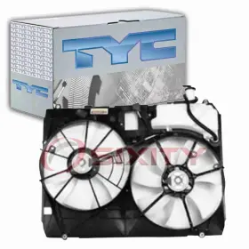 Sx-1800 Tyc Dual Radiator And Condenser Fan Assembly For 2004-2005 Toyota Sienna Belts Qg Sx-1800 Tyc Dual Radiator And Condenser Fan Assembly For 2004-2005 Toyota Sienna Belts Qg