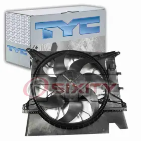 Sx-2469 Tyc Dual Radiator And Condenser Fan Assembly For 2003-2014 Volvo Xc90 Belts Hg Sx-2469 Tyc Dual Radiator And Condenser Fan Assembly For 2003-2014 Volvo Xc90 Belts Hg