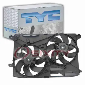 Sx-2678 Tyc Dual Radiator And Condenser Fan Assembly For 2013-2016 Ford Fusion 2.0l Qx