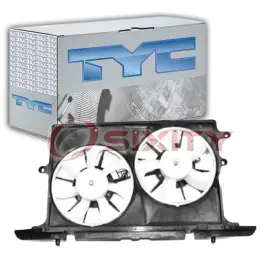 Sx-2962 Tyc Dual Radiator And Condenser Fan Assembly For 2008-2013 Scion Xb Belts Qs Sx-2962 Tyc Dual Radiator And Condenser Fan Assembly For 2008-2013 Scion Xb Belts Qs