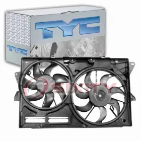Sx-3123 Tyc Dual Radiator And Condenser Fan Assembly For 2013-2016 Ford Taurus 3.5l V6 Vv