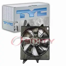 Sx-3190 Tyc Dual Radiator And Condenser Fan Assembly For 1994-1997 Ford Thunderbird Gm