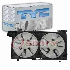 Sx-3757 Tyc Dual Radiator And Condenser Fan Assembly For 2015-2019 Subaru Legacy 2.5l Xs