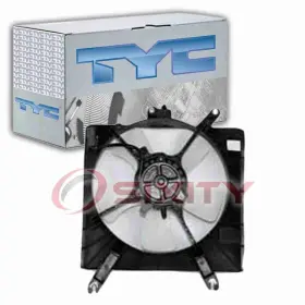 Sx-4071 Tyc Engine Cooling Fan Assembly For 2003-2005 Kia Rio 1.6l L4 Belts Clutch Jx