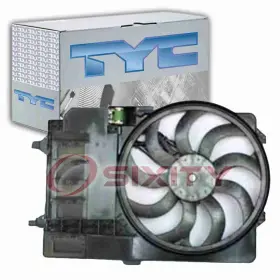 Sx-4767 Tyc Dual Radiator And Condenser Fan Assembly For 2003-2008 Mini Cooper Belts Qc