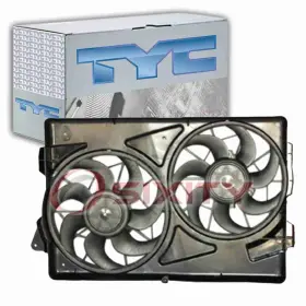 Sx-4920 Tyc Dual Radiator And Condenser Fan Assembly For 2005 Chevrolet Equinox Belts Ut