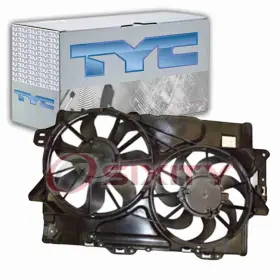 Sx-4923 Tyc Dual Radiator And Condenser Fan Assembly For 2008-2012 Chevrolet Equinox Bz