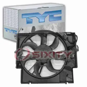 Sx-5039 Tyc Dual Radiator And Condenser Fan Assembly For 2011 Bmw 325i Belts Cooling Ag Sx-5039 Tyc Dual Radiator And Condenser Fan Assembly For 2011 Bmw 325i Belts Cooling Ag