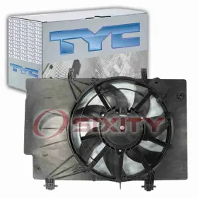 Sx-5387 Tyc Dual Radiator And Condenser Fan Assembly For 2011-2019 Ford Fiesta 1.6l L4 Xs Sx-5387 Tyc Dual Radiator And Condenser Fan Assembly For 2011-2019 Ford Fiesta 1.6l L4 Xs