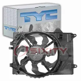 Sx-7138 Tyc Dual Radiator And Condenser Fan Assembly For 2012-2013 Chevrolet Sonic Ge
