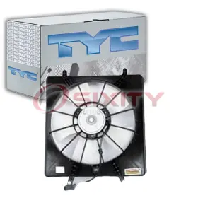 Sx-7240 Tyc Engine Cooling Fan Assembly For 1999-2004 Honda Odyssey Belts Clutch Wp