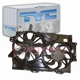 Sx-7763 Tyc Dual Radiator And Condenser Fan Assembly For 2008-2009 Pontiac Torrent Et
