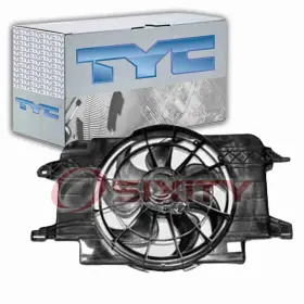 Sx-8430 Tyc Dual Radiator And Condenser Fan Assembly For 1994-1999 Saturn Sw1 Belts Zs Sx-8430 Tyc Dual Radiator And Condenser Fan Assembly For 1994-1999 Saturn Sw1 Belts Zs