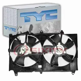 Sx-8746 Tyc Dual Radiator And Condenser Fan Assembly For 2003-2006 Nissan 350z 3.5l V6 Ts Sx-8746 Tyc Dual Radiator And Condenser Fan Assembly For 2003-2006 Nissan 350z 3.5l V6 Ts