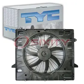 Sx-8805 Tyc Dual Radiator And Condenser Fan Assembly For 2018-2020 Chevrolet Traverse Qo