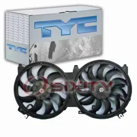 Sx-8849 Tyc Dual Radiator And Condenser Fan Assembly For 2007-2016 Nissan Altima 2.5l Ic Sx-8849 Tyc Dual Radiator And Condenser Fan Assembly For 2007-2016 Nissan Altima 2.5l Ic
