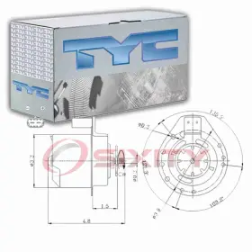 Sx-8928 Tyc Engine Cooling Fan Motor For 1982-1996 Buick Century Belts Clutch Jv