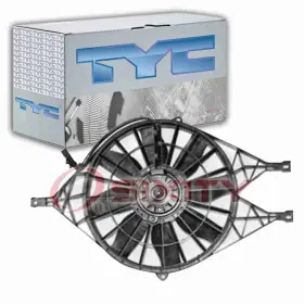 Sx-9130 Tyc Dual Radiator And Condenser Fan Assembly For 1997-2004 Dodge Dakota 2.5l Ny