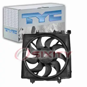 Sx-9159 Tyc Left Engine Cooling Fan Assembly For 2014-2020 Subaru Wrx 2.0l 2.5l H4 Le