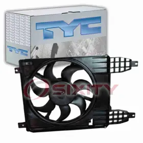 Sx-9606 Tyc Dual Radiator And Condenser Fan Assembly For 2009-2011 Chevrolet Aveo Ko