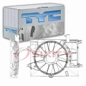 Sx-9685 Tyc Dual Radiator And Condenser Fan Assembly For 2014 Kia Forte Koup 2.0l L4 Iz