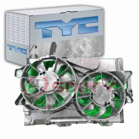 Sx-9705 Tyc Dual Radiator And Condenser Fan Assembly For 2013-2017 Chevrolet Equinox Yx