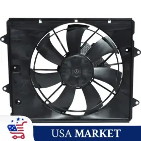 Fa50774c Uac Radiator Fan Assembly For Honda Civic 2016-2021 2.0l L4 Turbocharged Fa50774