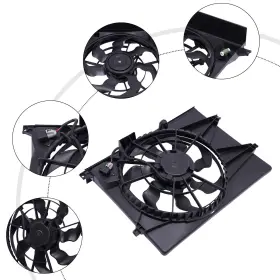 Ki3115146 Unbrandedunbranded For 2015 2016-2018 Kia Sedona High Quality Engine Radiator Cooling Fan Assembly #2