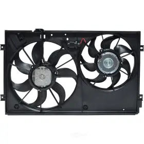 50287c Universal Air Conditioner Dual Radiator And Condenser Fan Fits 2006-2014 Volkswagen Jetta Golf Beetle Uni